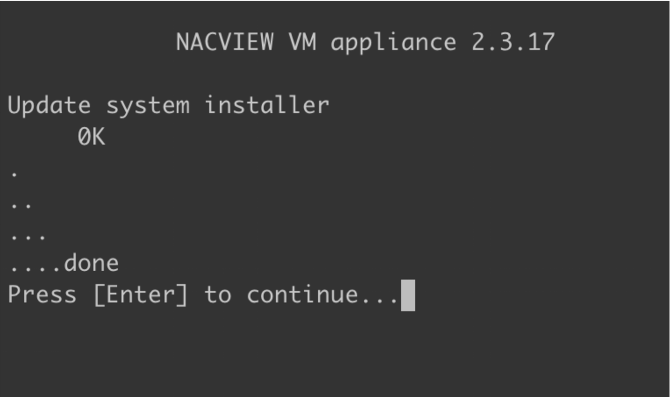 NACVIEW VM Appliance